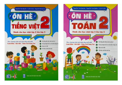 SÁCH ÔN HÈ TOÁN  - TIẾNG VIỆT 2(DÀNH CHO HỌC SINH LỚP 2 LÊN LỚP 3)