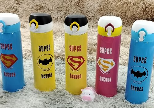 Bình đựng nước- Bình giữ nhiệt batman - super man 500ml