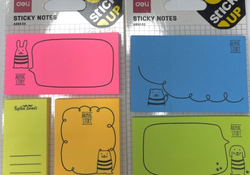 Giấy nhớ màu cute deli A55502