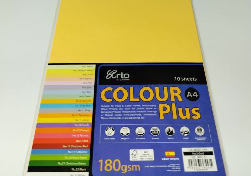 Tập giấy màu 10 tờ A4 CR36553