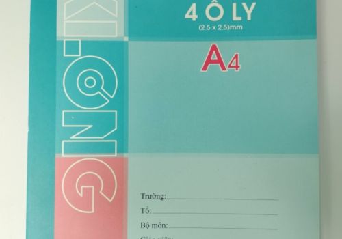 Vở giáo án ô ly 120tr Klong MS312