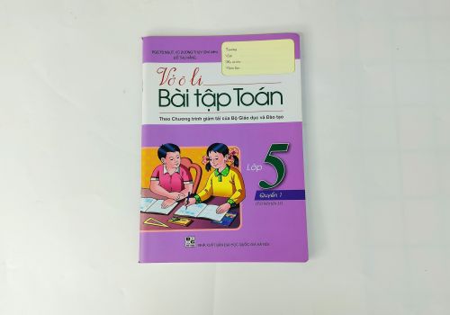 Vở Ô Li Bài Tập Toán Lớp 5/1