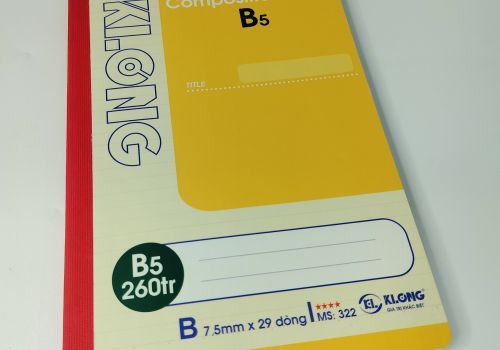 sổ B5 260tr Klong MS322