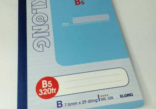 Sổ may B5 320tr Klong MS335