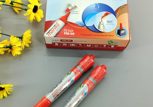 Bút lông dầu PM09 đỏ(cái)