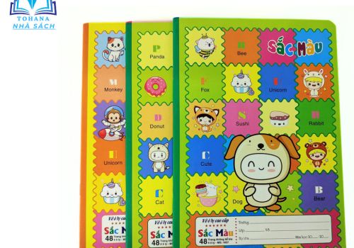 Vở 4 Ô Ly 48 Trang Hải Tiến Sắc Màu