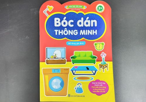 Sách Bóc Dán Thông Minh (Dành Cho Trẻ Từ 2-6 Tuổi) - Song Ngữ Việt Anh - ĐỒ DÙNG GIA ĐÌNH