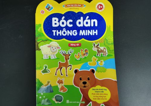 Sách Bóc Dán Thông Minh (Dành Cho Trẻ Từ 2-6 Tuổi) - Song Ngữ Việt Anh - ĐỘNG VẬT