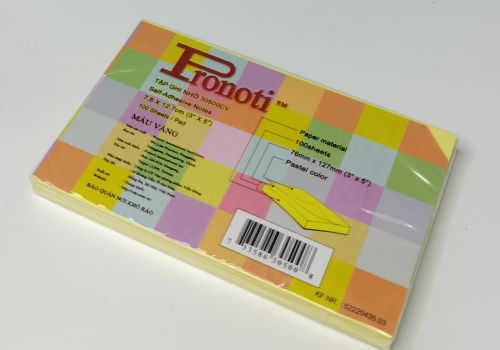 Giấy nhớ vàng 3 x 5 Pronoti - 30500CV