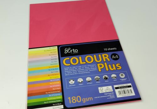 Tập giấy màu 10 tờ A4 CR36566Fuchsia
