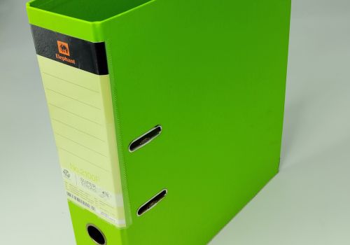 bài còng 7cm khổ F màu xanh lá 2100F