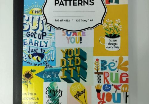 Sổ PATTERNS 420tr A4 4552