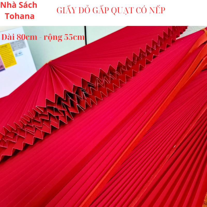 GIẤY ĐỎ GẤP QUẠT CÓ NẾP.1
